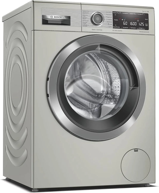 Bosch WAX32MX2, Vaskemaskiner, serie 8 vaskemaskine, 10 kg, 1600 rpm, automatisk farvning fjernet 4 plettyper, Hvid, 8 v