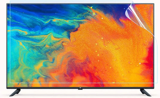 PZOFERLIN, Skærmbeskyttelse til TV, Clamp Ramme BTV skærmbeskyttelse TV screenschu 55 'AntiBlue Light AntiGlare Film, Sort, 55 ', QLED, 50'