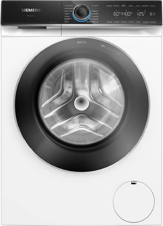 Siemens iQ700 WG44B2040, Vaskemaskiner, Smart vaskemaskine 9 kg 1400 UpM, Hvid, 9 kg
