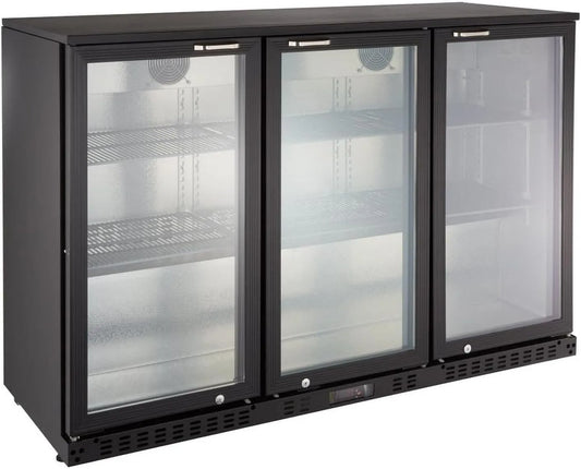 GastroHero BKS-350KT, Barkøleskabe, Bar Køleskab 338 L, 6 etager, Sort BKS, Sort, 338 L