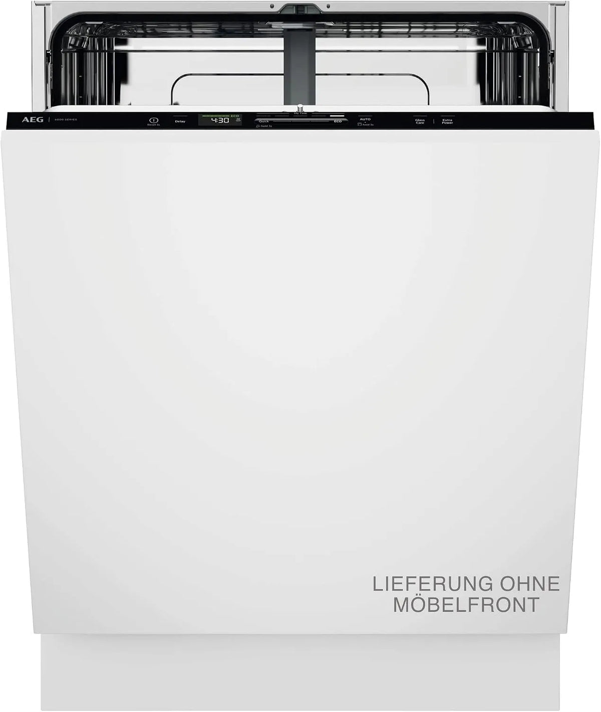 AEG GI620B2SC, Bordopvaskemaskiner, Fuldt integreret 6000 opvaskemaskine, 60cm opvaskemaskine, kraftfuld rengøring, Sølv, 60cm, 44dB