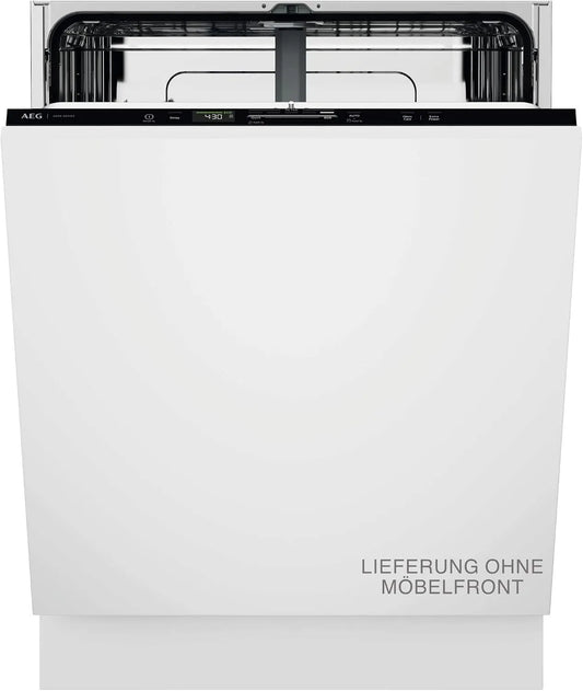 AEG GI620B2SC, Bordopvaskemaskiner, Fuldt integreret 6000 opvaskemaskine, 60cm opvaskemaskine, kraftfuld rengøring, Sølv, 60cm, 44dB