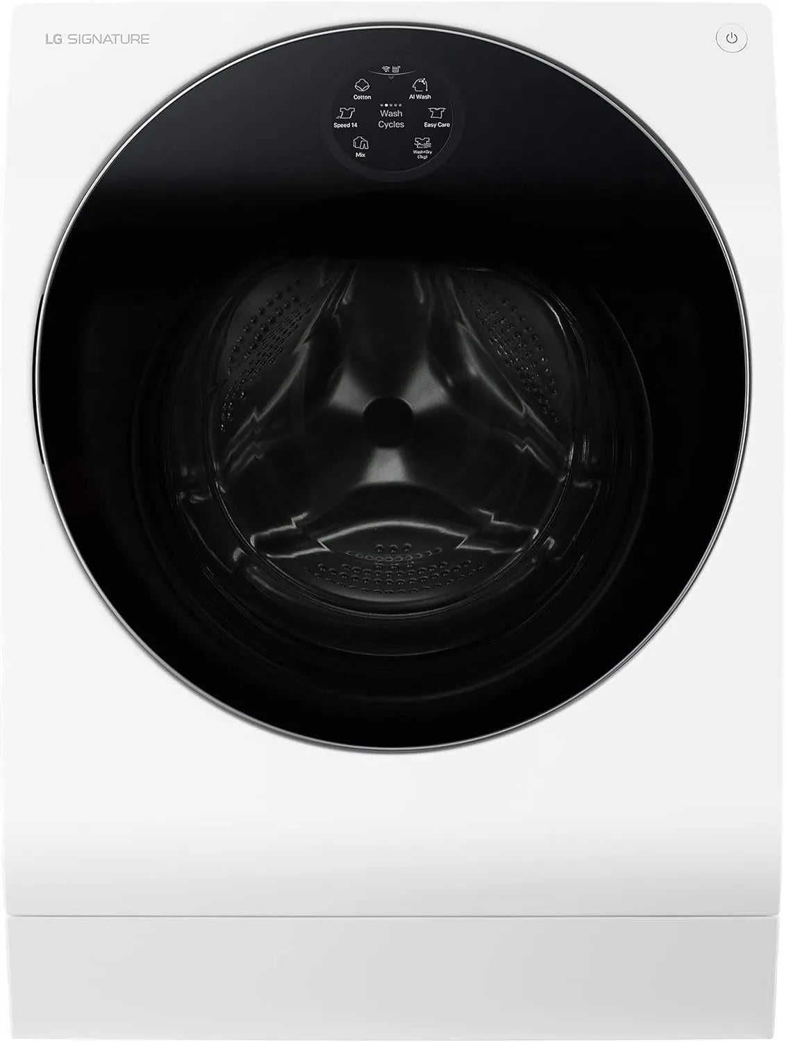 LG 4-fach LSWD099X, Vaske-tørremaskiner, SIGNATUR, klasse A, vasketøjstermer 10- 7 kg, 1550 rpm, 4 gange klasse A, AI, Hvid, 7 kg