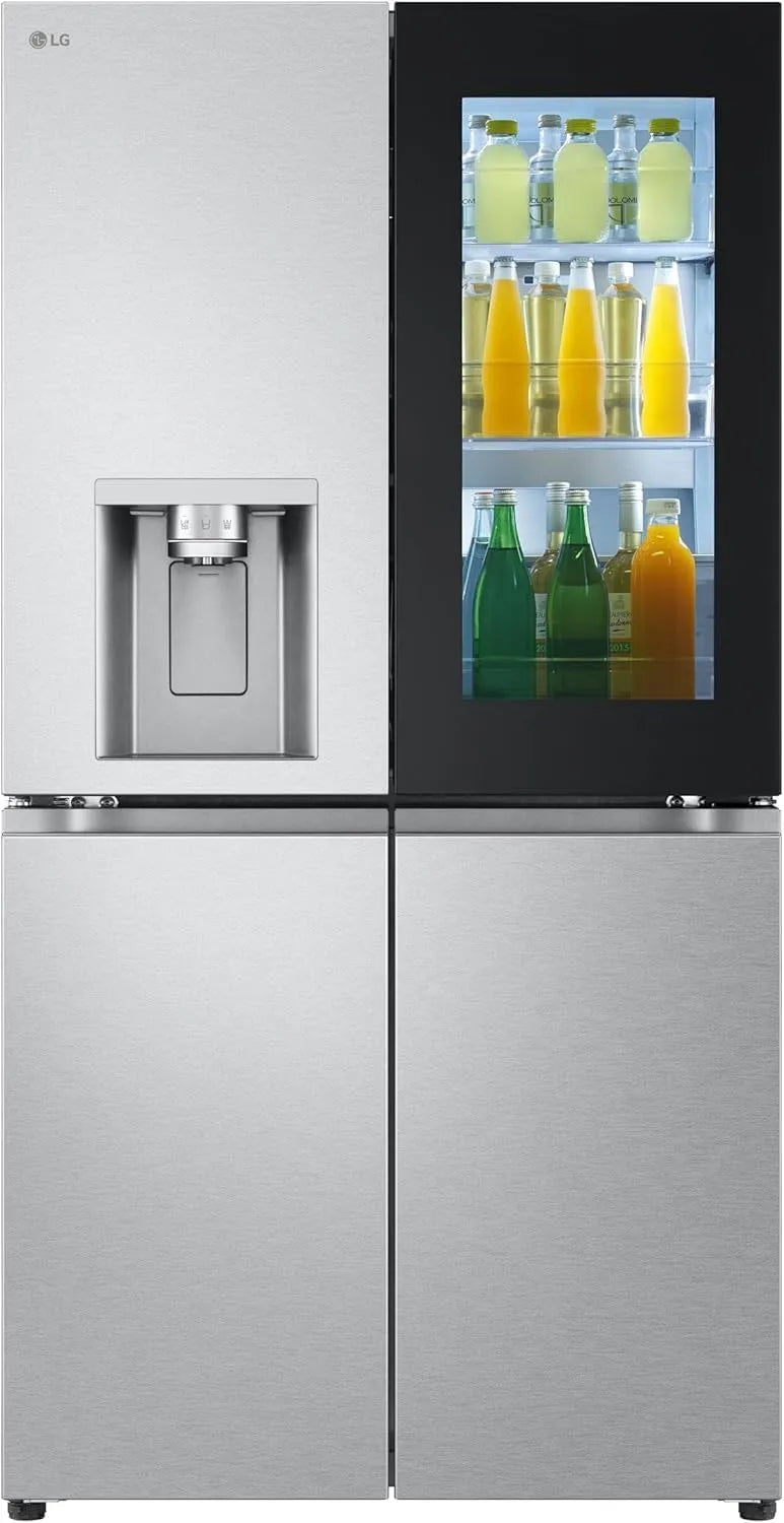 LG GMG961MBKE, Køle-/fryseskabe, Multi- Dørkøleskab med InstaView, klasse E, 637 L, Multi- Dørkøleskab med fryser, Hvid, 0 x 91, 4 x 73