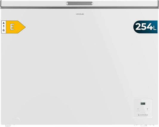 Cecotec, Kummefrysere, Fryser / Fryse 254L Bolero CoolMarket Chest 254 hvid E. Dobbelt funktion, Hvid, 254L, 254 W, 83, 5 cm, 104 cm