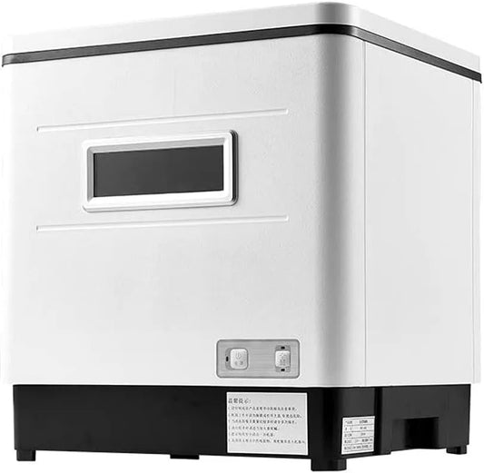 NadineDutol, Bordopvaskemaskiner, 1500W Portable Mini Opvaskemaskine, Kompakt Opvaskemaskine, 220V, Hvid, 1500W, 70 g, 60L