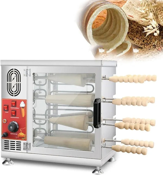 GENERIC, Elektriske brødristere, Elektrisk Pejs Kage Ovn, Kommerciel Pejs Kage Ovn, og brødrister med knaster, Sort, 1500W, 110 V, 60 Hz, 240 V