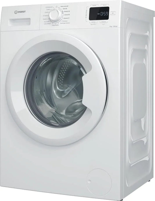 Indesit 642B, Vaskemaskiner, vaskemaskine med frontlæsser, 6, 0 kg - IM Min tid IT, Hvid, 0 kg, 60 v, 100 v