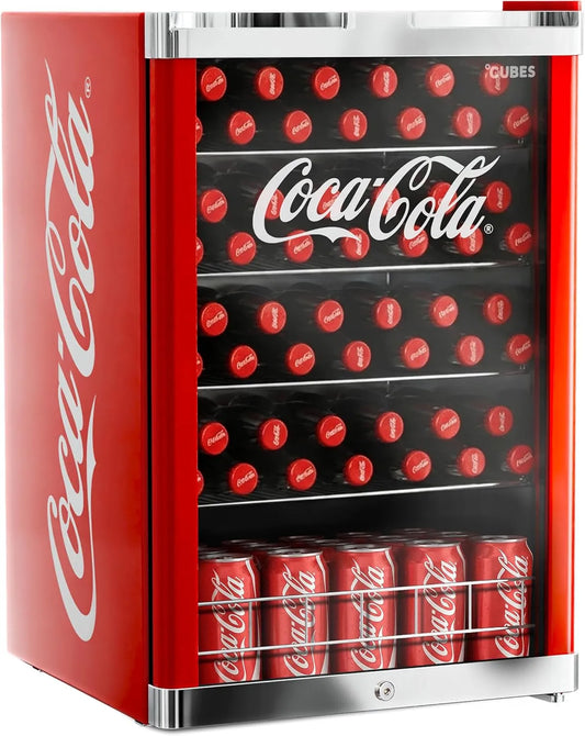 °CUBES, Drikkevarekøleskabe, Coca Cola køleskab 115L, Hvid, 115L, 54 cm, 84, 5 cm, 104 kW