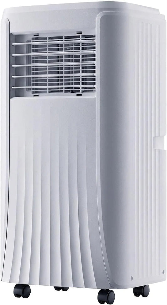 GIOFEOIK 24-Stunden, Mobile klimaanlæg, Bærbar aircondition 10000 BTU, køler 350 Sq.FT., Mobile AC med fjernbetjening, Hvid, 10000 BTU, 9000 BTU