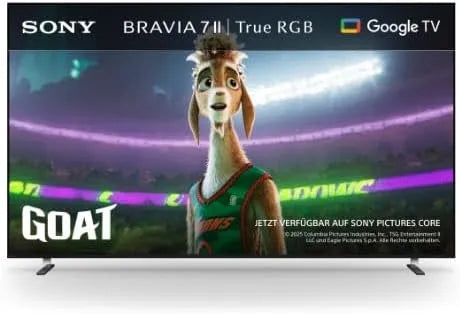 Sony PS5-kompatibel 120-Hz-Fernseher, Bærbare TV'er, 4K-Smart-TV BRAVIA 7 II True RGB TV, 98 inches, 4K Smart TV (Google TV), RGB LED, Sort, 4K
