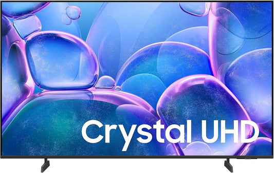 Samsung, TV'er, Crystal UHD LED-TV 2025, Crystal Processor 4K, Metal Stream Design, SmartThings, Sort, 4K, 3840 x 2160, 20 w, 108 cm