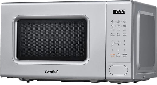 Comfee CM-E202CC, Solo-mikrobølgeovne, 'Digital Mikrobølgeovn, 700 W, 20 l, 6 forudindstillede menuer, Express Cook, 11, Grå