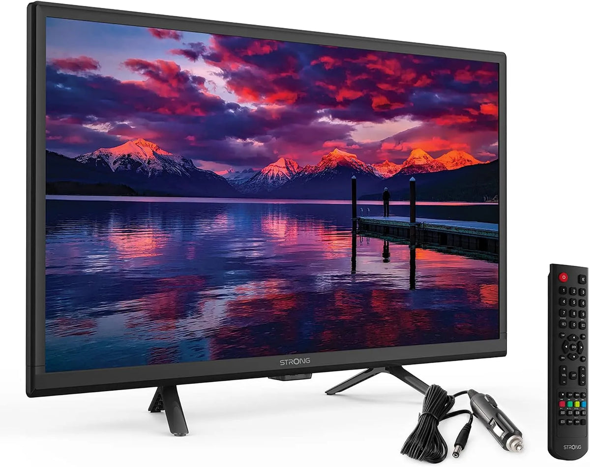 STRONG SRT24HE4023-Schwarz SRT24HE4023-Sort, TV'er, Stærk - 24 inches (60 cm) HD-TV, Sort, 24 inch, 60 cm, 24 ZOLL, 12V
