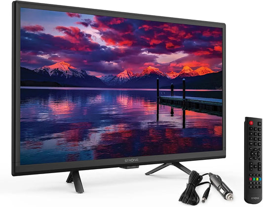STRONG SRT24HE4023-Schwarz SRT24HE4023-Sort, TV'er, Stærk - 24 inches (60 cm) HD-TV, Sort, 24 inch, 60 cm, 24 ZOLL, 12V