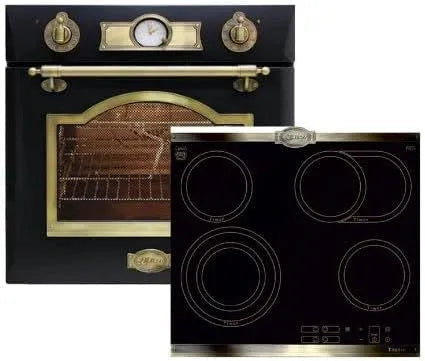 Kaiser, Komfursæt, Herdset Autark Empire Sort / Elektrisk bygget tilbage Oven EH 6355 Em + High, Sort, 60cm, 0 × 53, 5 × 5, 0 x 49