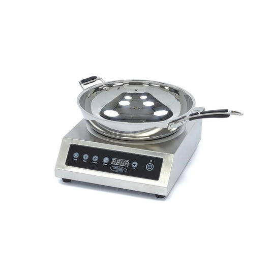 Maxima, Af tykkelse over 0, 35 mm, men ikke over 0, Catering- Induction- Wok- Brenner Professional 3500 W, Sort, 3500 W, 240 g, 180 g